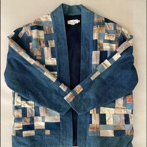 Patchwork Denim Jean Jacket